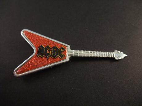 ACDC hardrockband Australië gitaar rood model